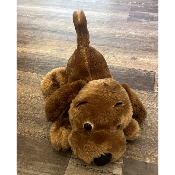 Other - Bean-Filled Brown Dog Plush Stuffed Animal Plush Toy Small 6-14 in Ages 3+